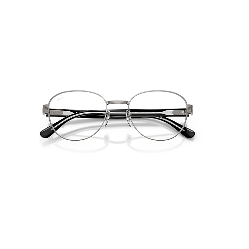 Ray-Ban Rb6543 Optics Optical Black On Transparent Frame Clear Lenses Polarized 52-20
