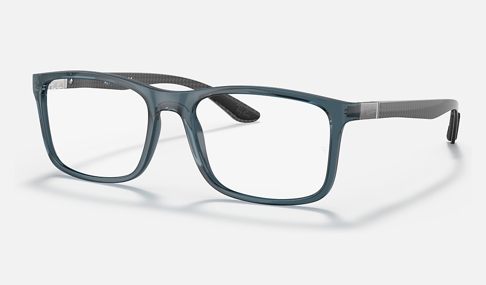 RB8908 OPTICS Polarized Eyeglasses with Transparent Blue and Clear