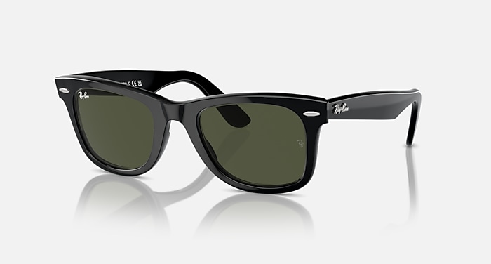 ORIGINAL WAYFARER CLASSIC Sunglasses in Black and G-15 Green 
