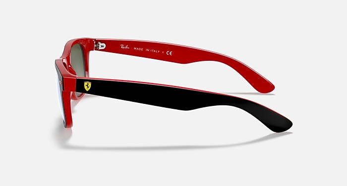 RB2132M SCUDERIA FERRARI COLLECTION Sunglasses in Black and Silver
