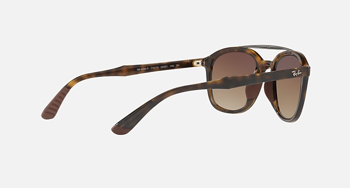 Ray-Ban RB4295ーF RB4290F Sunglasses in Havana and Brown Gradient (53-21) - RB4290F