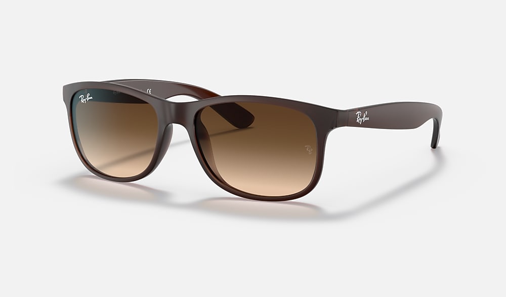 レイバン サングラス ANDY ANDY Sunglasses in Brown and Brown Gradient (55-17) - RB4202 | Ray