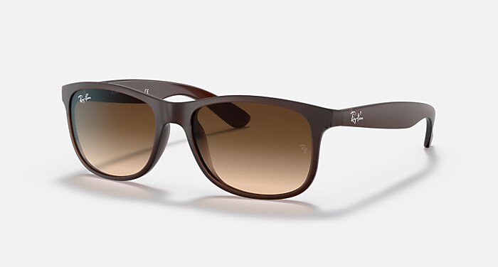 ANDY Sunglasses in Brown and Brown Gradient - RB4202 | Ray-Ban® US