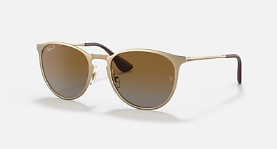 ERIKA METAL Sunglasses in Black and Grey Gradient (54-19) - RB3539