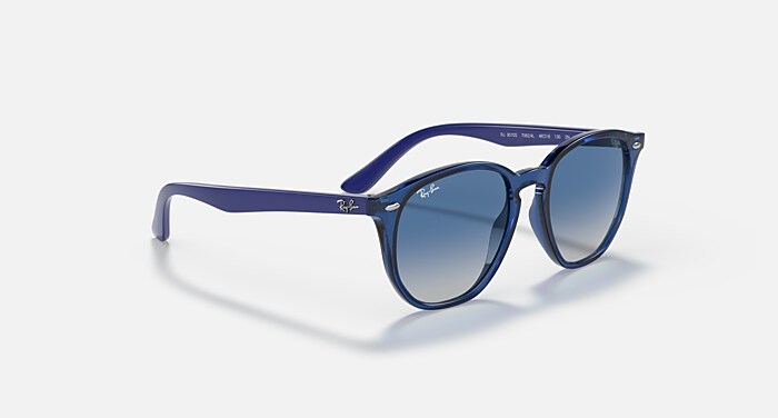 RB9070S KIDS Sunglasses in Transparent Blue and Grey Gradient Blue
