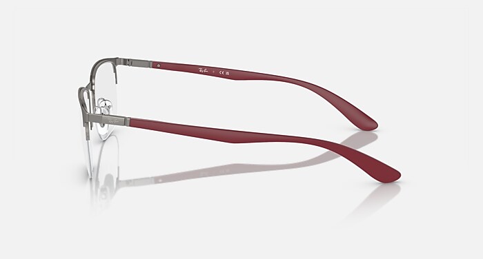 RB6513 OPTICS Eyeglasses with Gunmetal and Clear (55-20) - RB6513
