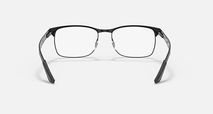 RB8416 OPTICS Polarized Eyeglasses with Black and Clear (55-17