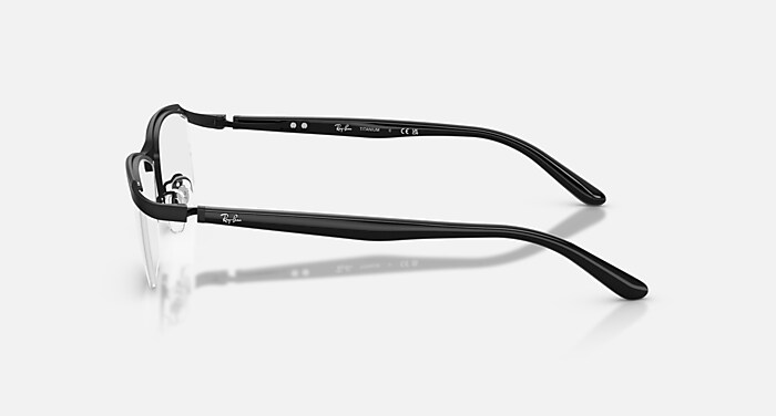 RB8779D TITANIUM OPTICS メガネ マットブラック と クリア (55-16