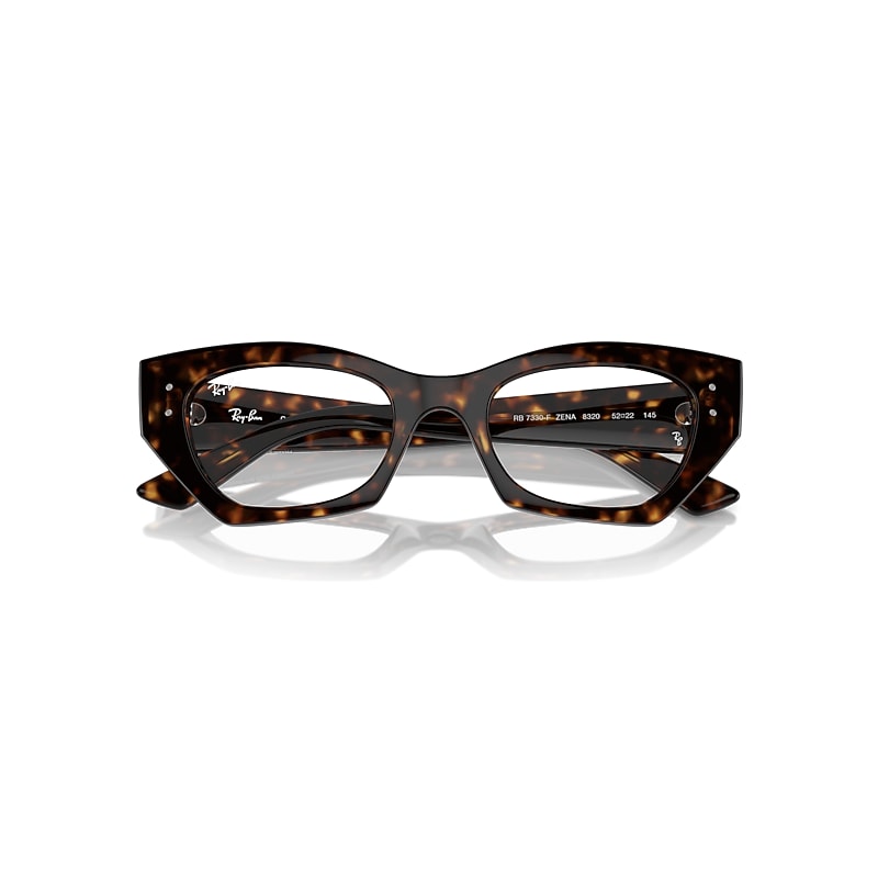Ray-Ban Zena Optics Bio-based Optical Havana Frame Clear Lenses Polarized 49-22