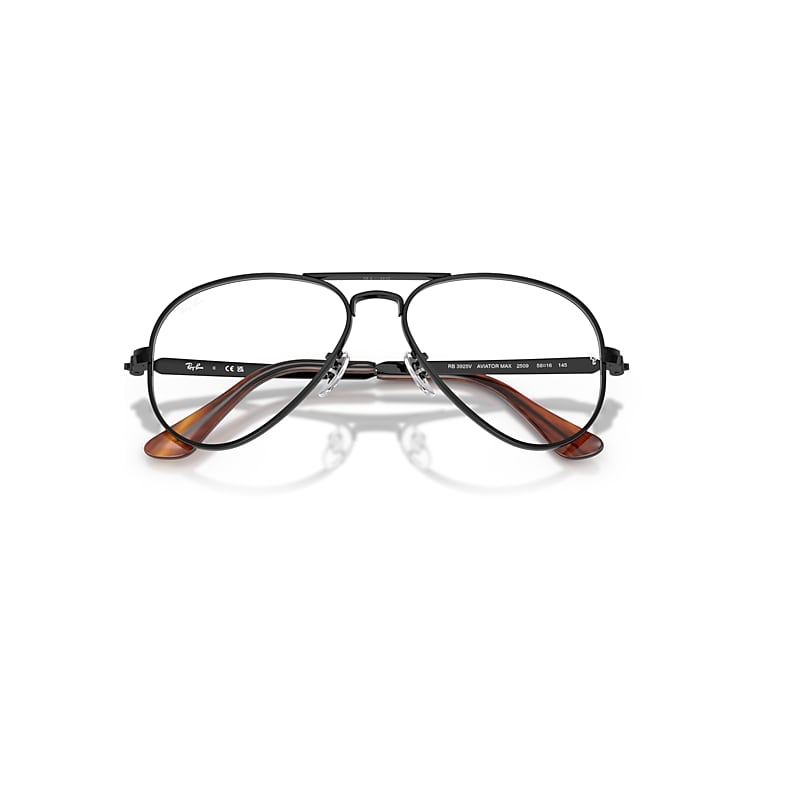 Ray-Ban RX3925V Aviator Max 2509 Men's Glasses Black Size 58 - Blue Light Block Available