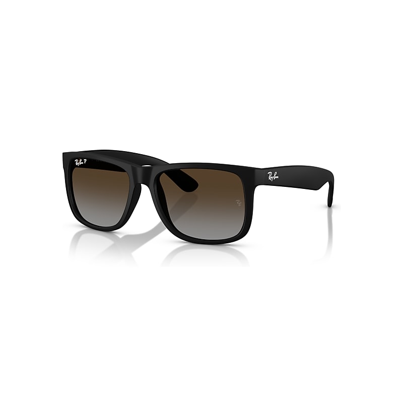 Ray - Ban Black Man Rb4165 Justin 622/T5 Sunglasses Nylon Squared Polarized - Image 3