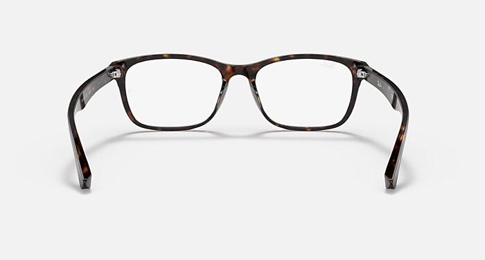 RB5315 OPTICS Eyeglasses with Havana and Clear (55-17) - RB5315D