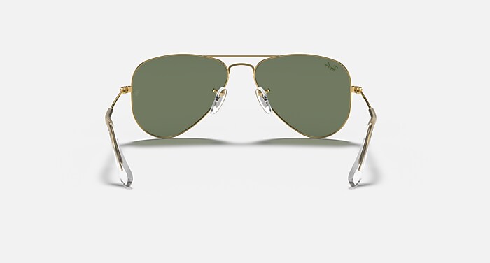 AVIATOR KIDS Sunglasses in Arista Gold and Dark Green (50-13