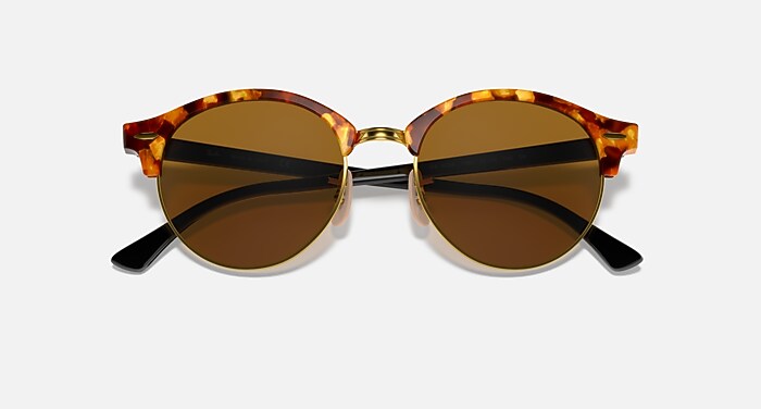 CLUBROUND CLASSIC Sunglasses in Brown Havana and B-15 Brown