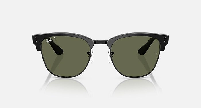 CLUBMASTER REVERSE Sunglasses in Black On Black and Polarized Dark