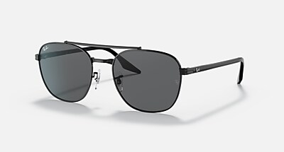 Ray-Ban ブラック/グリーンサングラス レイバン公式ストア】 Ray-Ban® RB3688 サングラス | ガンメタル X