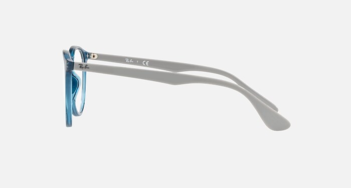 ERIKA OPTICS Eyeglasses with Transparent Blue Frame - RB7046F