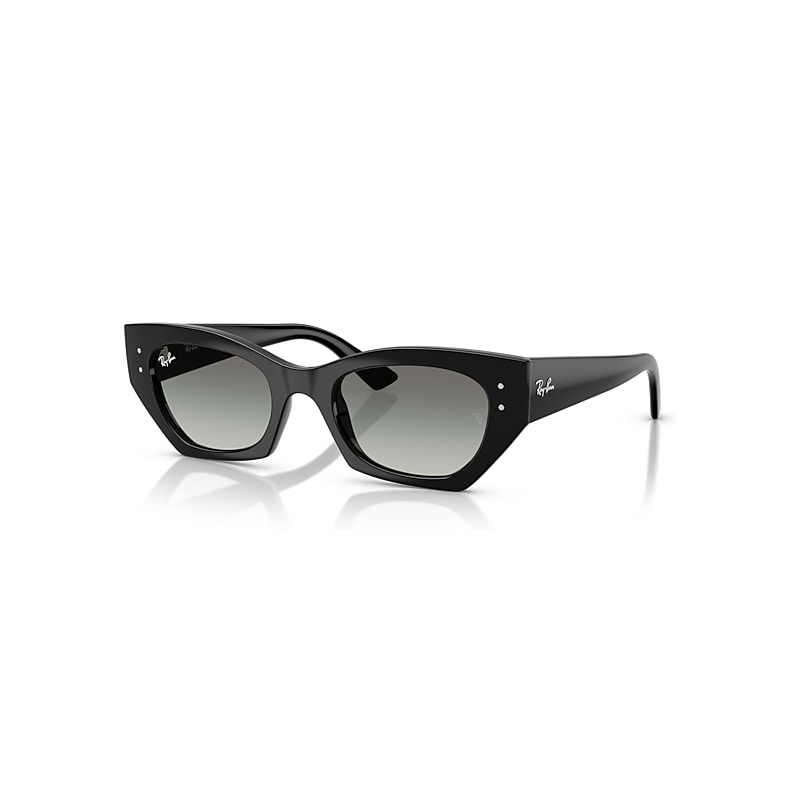 Ray-Ban Sunglasses  Zena Bio-Based - Black Frame Grey Lenses 49-22, RB4430