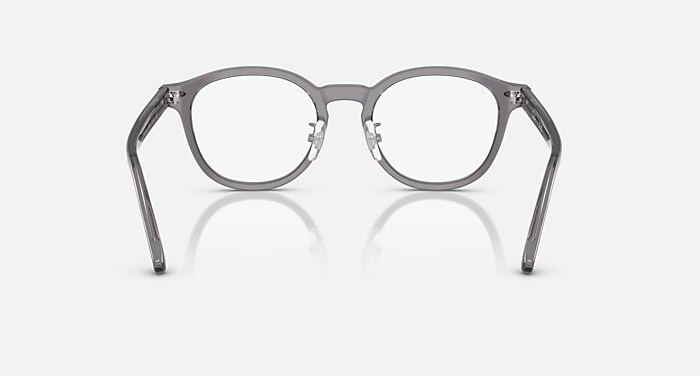RB5443D OPTICS メガネ トランスペアレント グレー と クリア (49-20
