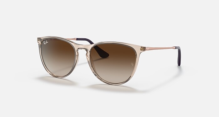 ERIKA KIDS Sunglasses in Transparent Light Brown and Gradient