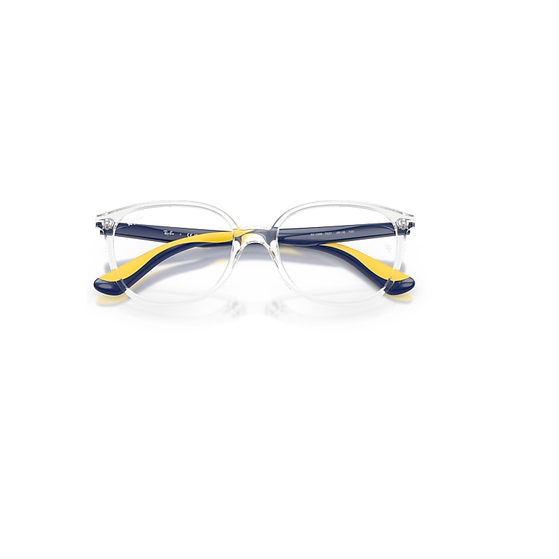 Ray-Ban Rb1598 Optics Kids Optical Pink/rubber Pink Frame Clear Lenses Polarized 49-16
