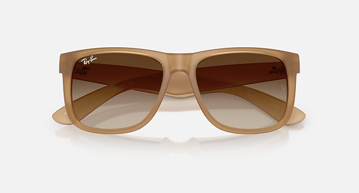 JUSTIN CLASSIC Sunglasses in Rubber Beige and Gradient Brown (54