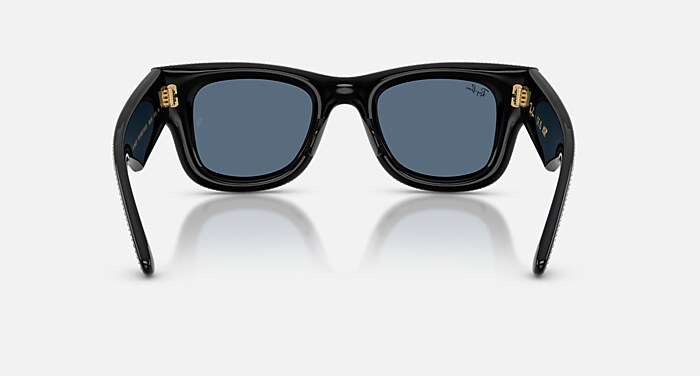 WAYFARER PUFFER CRYSTAL PAVÈ EDITION Sunglasses in Black and Dark