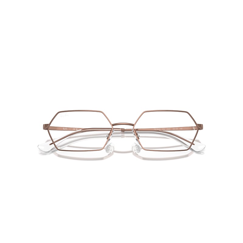 Ray-Ban Eyeglasses Copper Frame Lenses Polarized 54-18