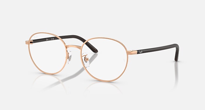 RB6538D OPTICS メガネ ローズゴールド と クリア (53-18) - RB6538D