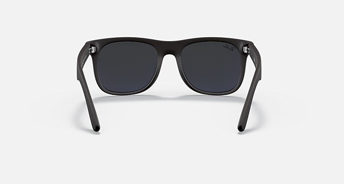 JUSTIN KIDS Sunglasses in Rubber Black and Blue Mirror - RB9069S