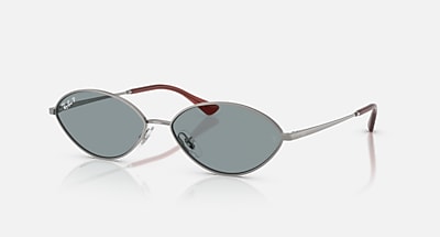 Ray-Ban RB 3757 - Polished Gunmetal Ray-Ban RB3757 Kai gunmetal frame with dark violet lenses  main image 3