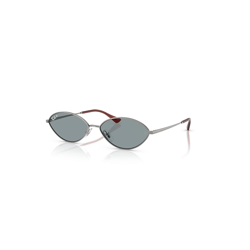 Ray - Ban Unisex Blue Ray - Ban Rb3757 Kai 004/2V Sunglasses Metal Grey Round Polarized - Image 5