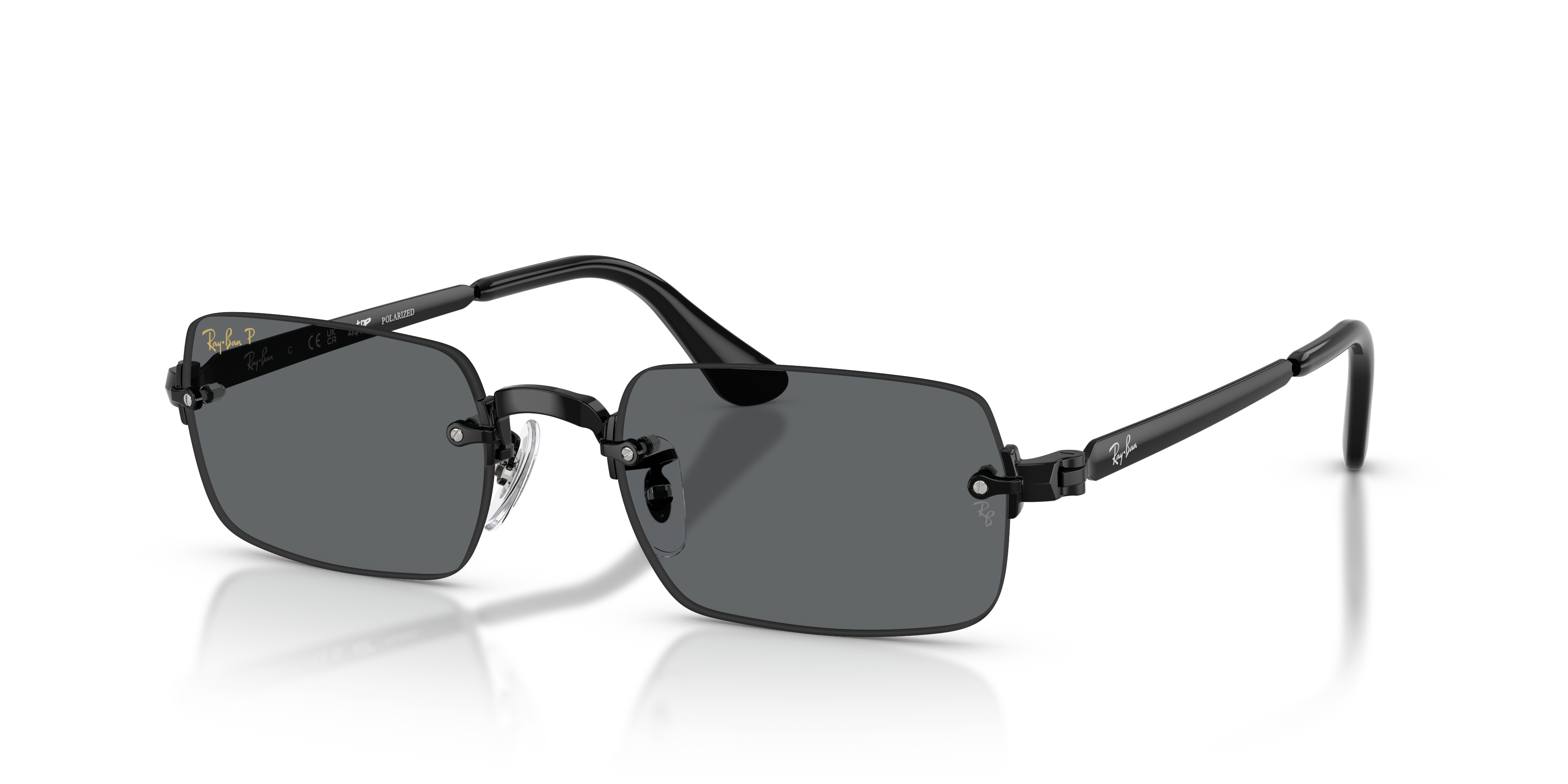 RB3928 BY A$AP ROCKY Sunglasses in Black and Dark Grey Polarized