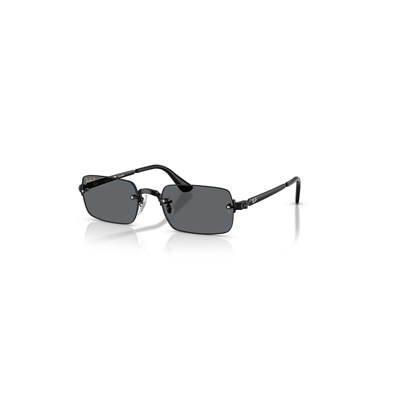 Ray-Ban Sunglasses   By A$Ap Rocky - Black Frame Grey Lenses Polarized 54-20, RB3928