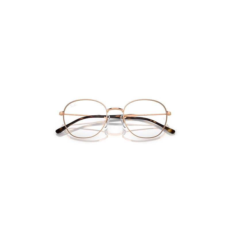 Ray-Ban  Eyeglasses Rose Gold Frame  Lenses Polarized 51-20