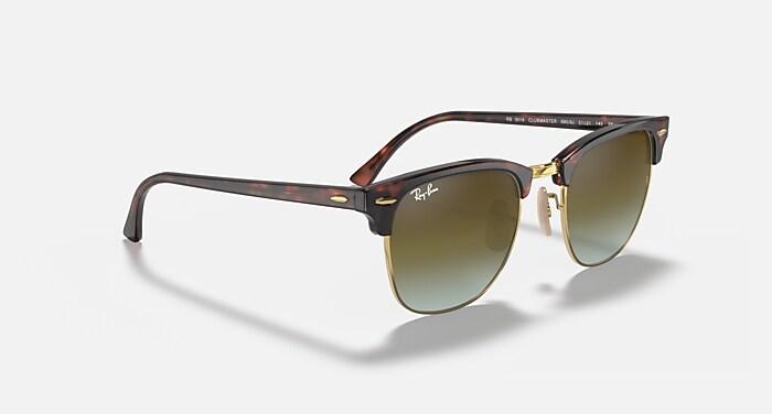CLUBMASTER FLASH LENSES Sunglasses in Red Havana and Green