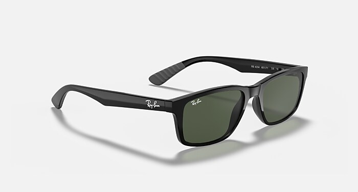 RB4234 Sunglasses in Black and Dark Green (58-16) - RB4234 | Ray