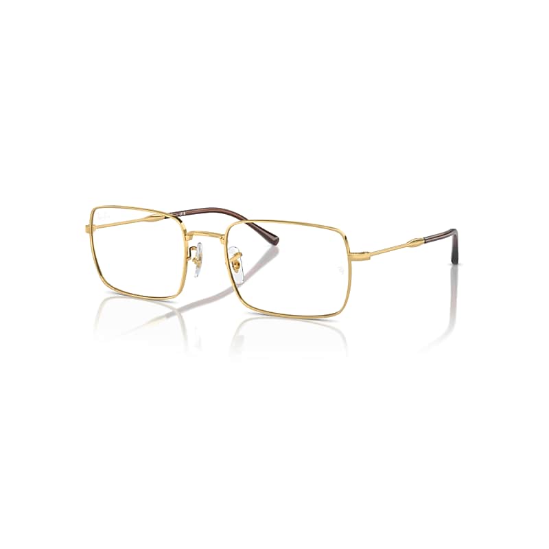 Ray-Ban Eyeglasses  Rb6520 Optics - Arista Gold Frame Clear Lenses Polarized 53-20, RX6520