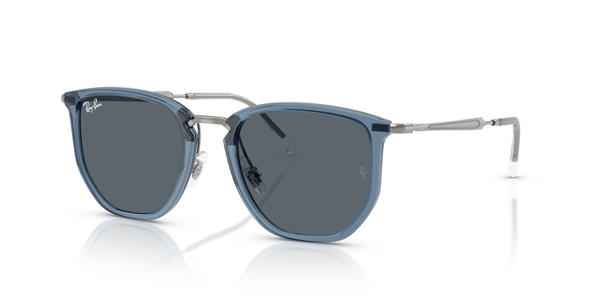 ◾️Ray-Ban サングラス RB4451 クリアブルー レイバン RB4451 Sunglasses in Transparent Blue and Blue - RB4451 | Ray-Ban® US