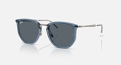RB4451 Sunglasses in Transparent Blue and Blue - RB4451  display picture 2