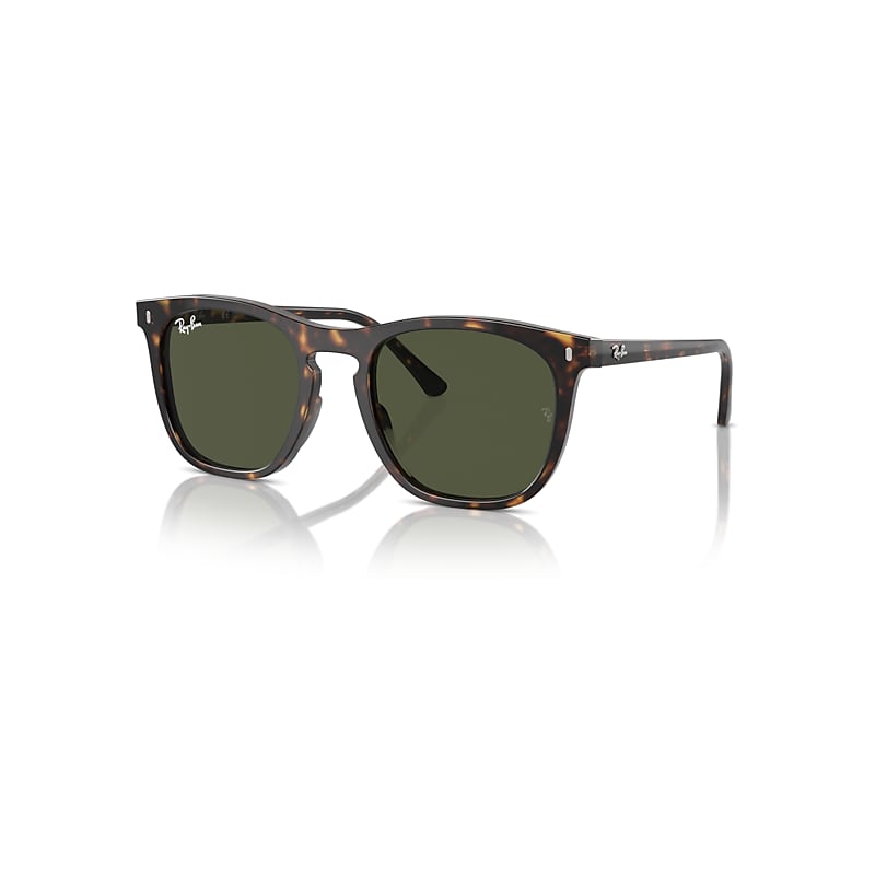 Ray-Ban Sunglasses   - Havana Frame Green Lenses 53-21, RB2210