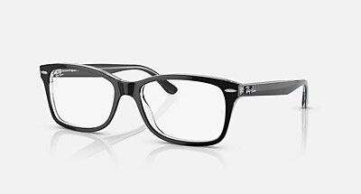 RB5428 OPTICS Eyeglasses with Transparent Dark Blue and Clear (53