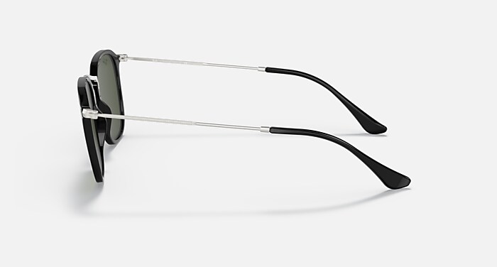 RB2448N Sunglasses in Black and G-15 Green (51-21) - RB2448N | Ray