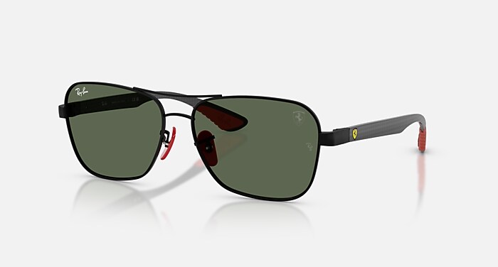 RB2217M SCUDERIA FERRARI COLLECTION Sunglasses in Black and Dark