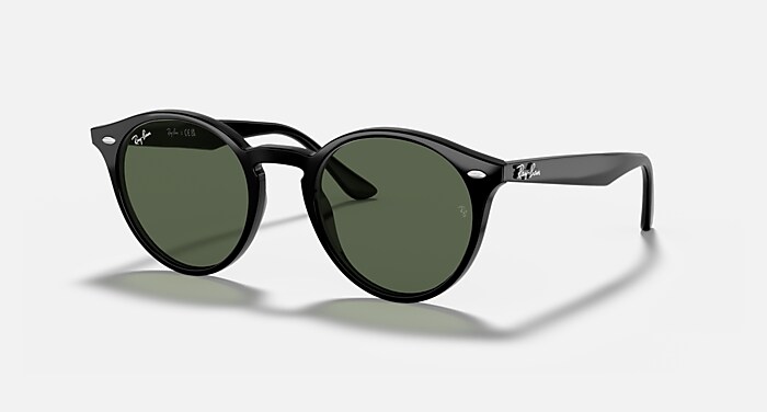 Ray-Ban RB 2180-F ブラックサングラス RB2180 Sunglasses in Black and Dark Green - RB2180 | Ray-Ban® US