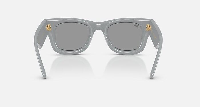 WAYFARER PUFFER Sunglasses in Solid Grey and Grey - RB4940 | Ray