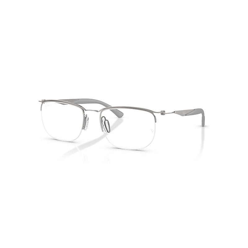 Ray-Ban  Optics Gunmetal Fassung Klar Glas Polarisiert 54-19, RB7552