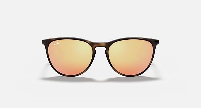 ERIKA KIDS Sunglasses in Havana and Copper Flash - RB9060S | Ray