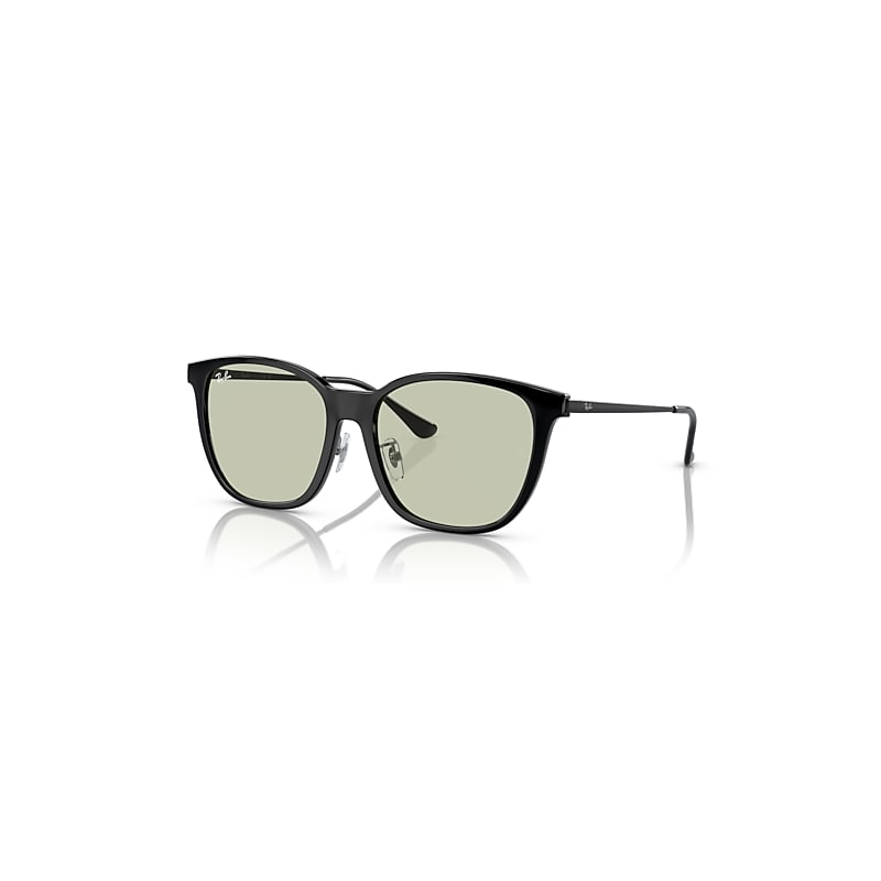 Ray-Ban Rb4333d Sunglasses Black Frame Green Lenses 55-17