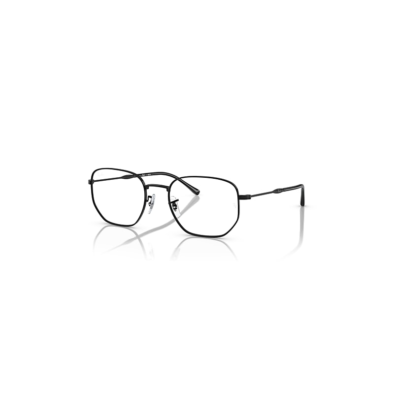 Ray-Ban Eyeglasses   Optics - Black Frame Clear Lenses Polarized 51-20, RB6496